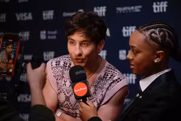 Barry Keoghan and Nykiya Adams, actors, at the 2024 Toronto International Film Festival (TIFF) for the movie Bird.