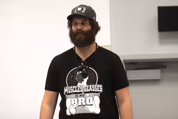 Harley Morenstein speaking at VidCon 2012 at the Anaheim Convention Center in Anaheim, California. Please attribute to Gage Skidmore if used elsewhere.