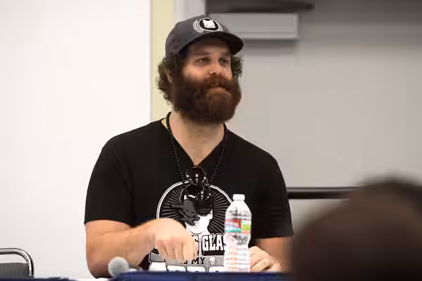 Harley Morenstein speaking at VidCon 2012 at the Anaheim Convention Center in Anaheim, California. Please attribute to Gage Skidmore if used elsewhere.