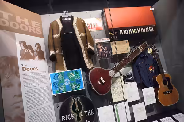Artifacts from The Doors at the Rock and Roll Hall of Fame in Cleveland, Ohio. 11 Letter from Robert Disher of the Florida Probation and Parole Commission to Ad (2014)