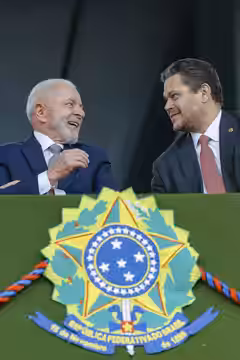 Presidente da República, Luiz Inácio Lula da Silva, acompanhado do presidente do Senado Federal, senador Davi Alcolumbre durante cerimônia do Dia do Exército e  (2025)
