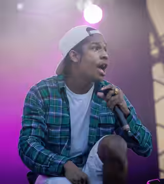 A$AP Rocky performing at Hovefestivalen 2013