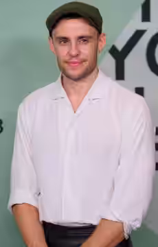 Harry Lighton, director, at the 63rd New York Film Festival for his film Pillion (2025)