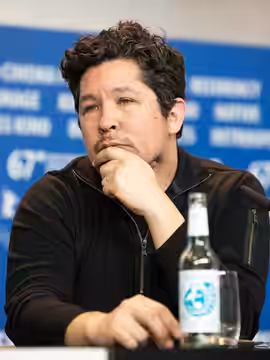 Screenwriter Paul Mayeda Berges presenting Viceroy's House at the Berlinale 2017