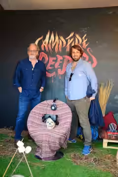 Robert Englund &amp; Alexandre Aja - Presentació CAMPFIRE CREEPERS (2017)