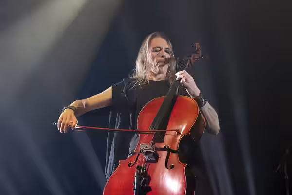 Apocalyptica playing in a concert at Rockhal Club (Esch-sur-Alzette / Luxembourg) on 11-11-2024