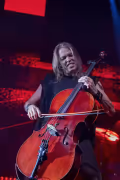 Apocalyptica playing in a concert at Rockhal Club (Esch-sur-Alzette / Luxembourg) on 11-11-2024