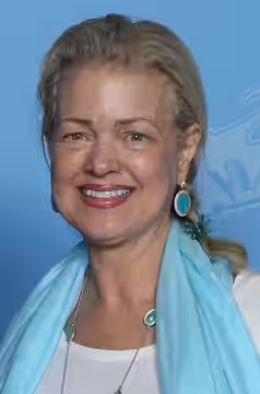 Melody Anderson at GalaxyCon Richmond in 2020