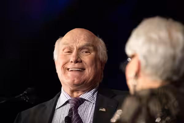Terry Bradshaw, National Football League Hall of Fame Inductee and Sports Analyst, jokes during the USO Metropolitan Washington – Baltimore 37th Annual Awards D (2019)