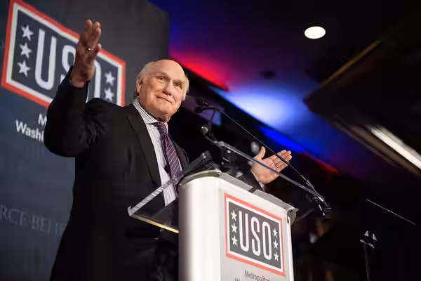 Terry Bradshaw, National Football League Hall of Fame Inductee and Sports Analyst, speaks during the USO Metropolitan Washington – Baltimore 37th Annual Awards  (2019)