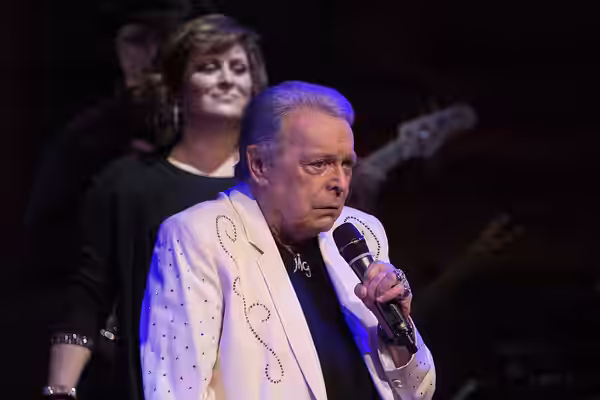 Mickey Gilley at the Redneck Country Club in 2018