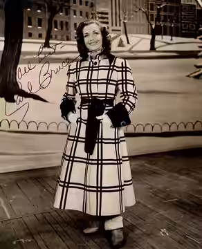 Carol Bruce in the Revue Along Fifth Avenue, Broadway - publicity still (cropped) (1949)
