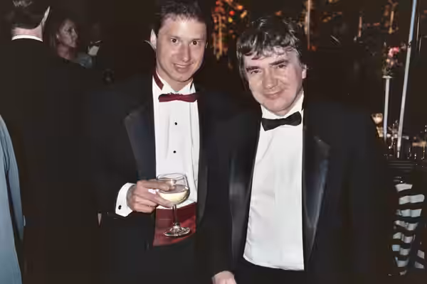 At the Governor's Ball following the 1991 Emmy Awards. NOTE: Permission granted to copy, publish, broadcast or post any of my photos, but please credit "photo b