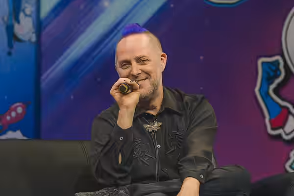 Taliesin Jaffe, voice actor, at GalaxyCon Raleigh in Raleigh NC July, 25, 2026
