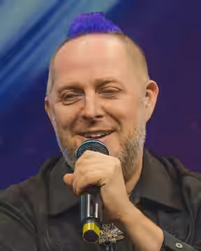 Taliesin Jaffe, voice actor, at GalaxyCon Raleigh in Raleigh NC July, 25, 2026
