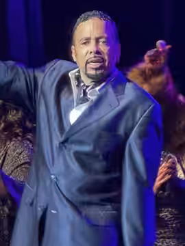 Morris Day and The Time performing live, with fans invited on stage (2024)