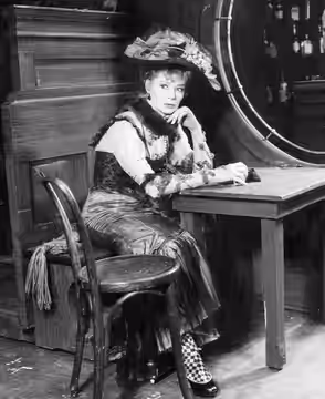 Photo of Gwen Verdon from the 1957 Broadway play New Girl in Town.