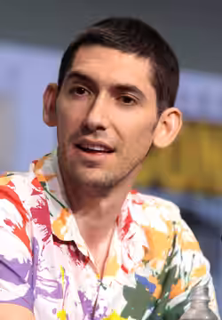 Max Landis speaking at the 2017 San Diego Comic-Con International in San Diego, California.