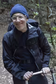 Mitch Epstein in Redwoods National Park in 2021 by Christopher Michel