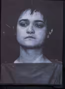 Angelique Rockas in the role of Medea in the Theatro Technis production, directed by George Eugeniou, and featured in Greek Reporter 2012 (1982)