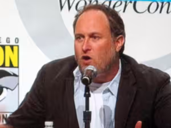 Jon Turteltaub, director of The Sorcerer's Apprentice, participating in a panel on the film at WonderCon 2010.