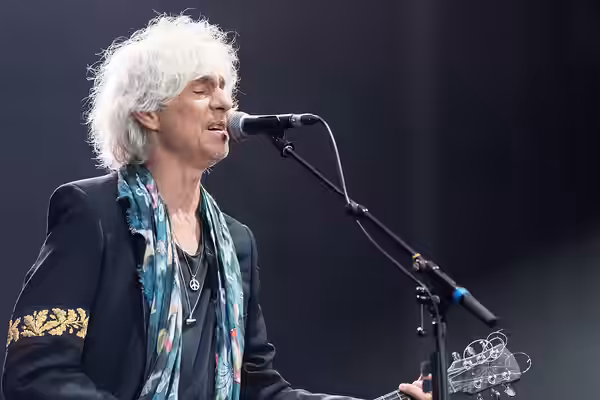 Les Insus en concert lors du festival des vieilles charrues 2016.