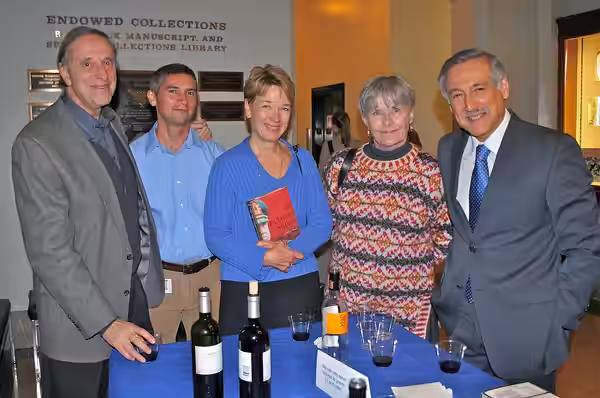 Ariel Dorfman, Patrick Stawski, Deborah Jakubs, Holly Ackerman and Amb. Munoz (2009)