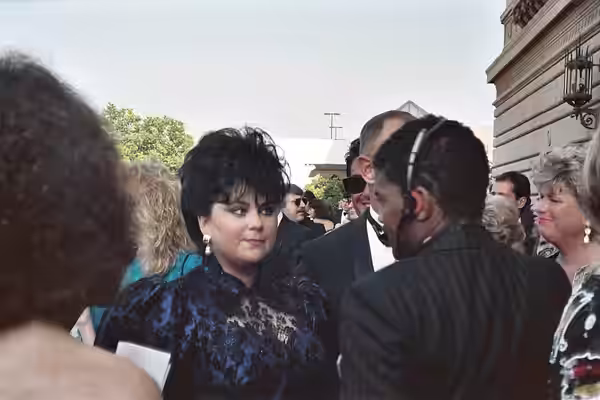 Arriving at the 1991 Emmy Awards. NOTE: Permission granted to copy, publish, broadcast or post any of my photos, but please credit "photo by Alan Light" if you 