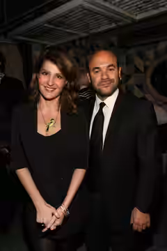 Nia Vardalos, who participated in this year's Telefilm Canada Features Comedy Lab, with Ian Gomez at a Canadian Film Centre &amp; Variety-hosted reception for t (2012)