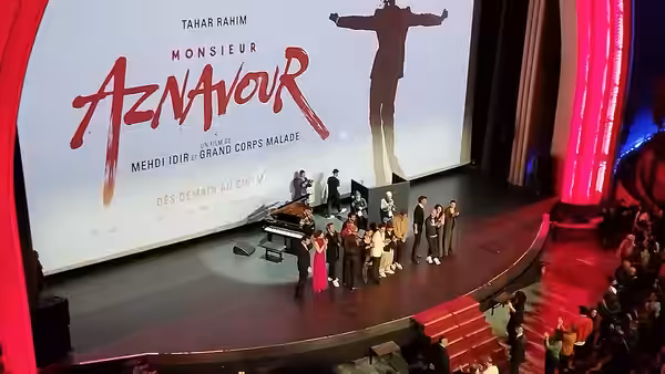 Avant-première de "Monsieur Aznavour" au Grand Rex, en octobre 2024.