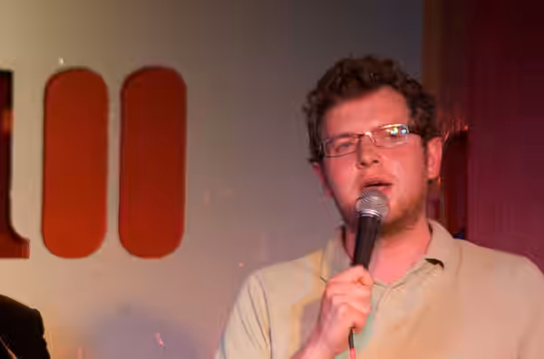 Miles Jupp (born 8 September 1979) is a British actor and comedian. Here he is at The 100 Club. (2009)