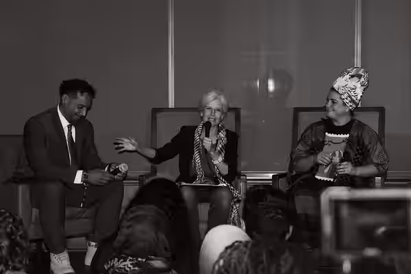 Butch Ware, Jill Stein and Hazami Barmada at Voices of Liberation - Labor and Community Leaders Speak Out Against Genocide event - 2025