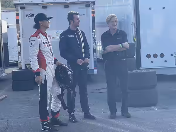 Daniel Wu, Tazio Ottis and Eric Purcell at the 2023 Prototype Celebration