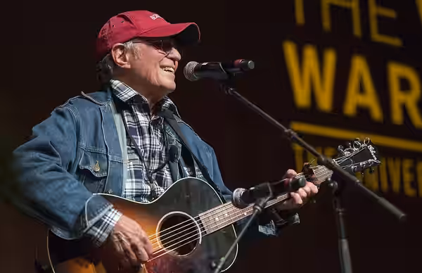 Singer/songwriter Country Joe McDonald, a Navy veteran, and folk singer Peter Yarrow, who performed with his folk group—Peter, Paul and Mary—at the huge 1969 mo (2016)