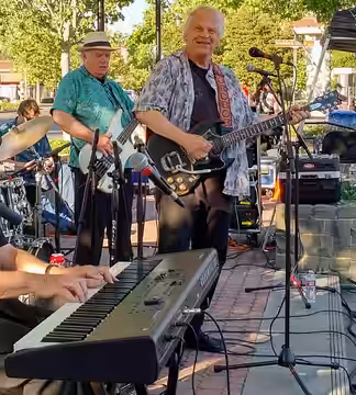 Barry "The Fish" Melton Band at Summer of Love concert in Lafayette, California on Friday June 23, 2017