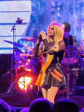 Avril Lavigne performing live at the Colosseum, Caesars Windsor during her Love Sux tour, May 12, 2022