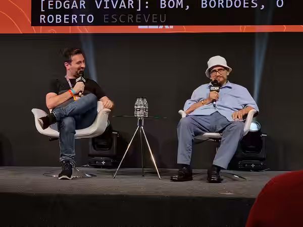 Edgar Vivar na CCXP 2024 em São Paulo.