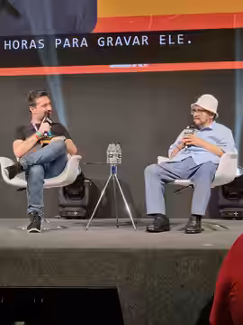 Edgar Vivar na CCXP 2024 em São Paulo.