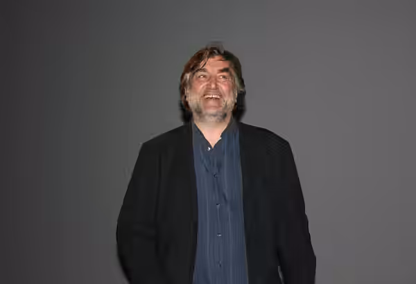 Pierre-Ange Le Pogam à l'avant-première de Soyez sympas, rembobinez diffusée à l'UGC Ciné Cité Les Halles, à Paris. (2008)