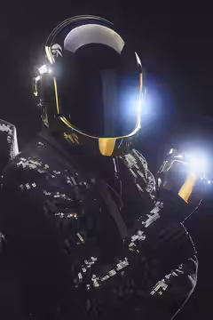 Promotional picture of Daft Punk after the release of Random Access Memories (2013)