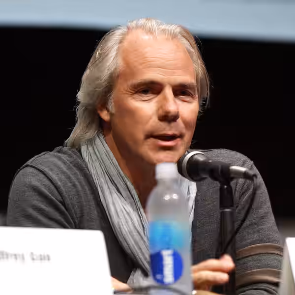 Harald Zwart speaking at the 2013 San Diego Comic-Con International, for The Mortal Instruments: City of Bones, at the San Diego Convention Center in San Diego,