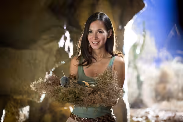 Celina Jade, on the set of Wolf Warriors 2. (2016)
