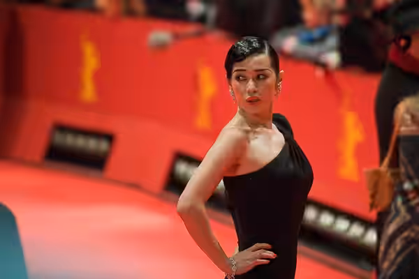 Chinese actress Yu Nan, member of the jury, arriving at the opening of the 60th Berlin International Film Festival. (2010)
