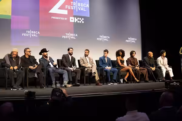 Al Pacino, Eif Rivera, Diego Boneta, Brad Feinstein, Kiki Layne - cast and crew Q&amp;A for Killing Castro at the 2026 Tribeca Film Festival, New York City, Jun