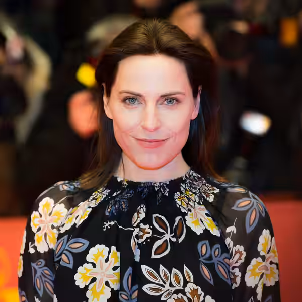 Actress Antje Traue on the red carpet of the Berlinale 2017 opening film