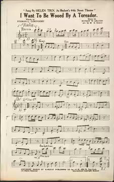 13 parts. Words by Herman L. Gantvoort, music by Rupert W. Graves ; arr. by M.R. Steiner. (1916)