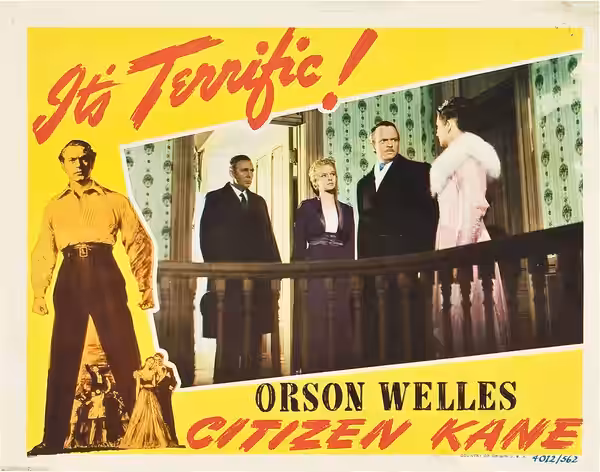 Lobby card for the 1941 film, Citizen Kane
