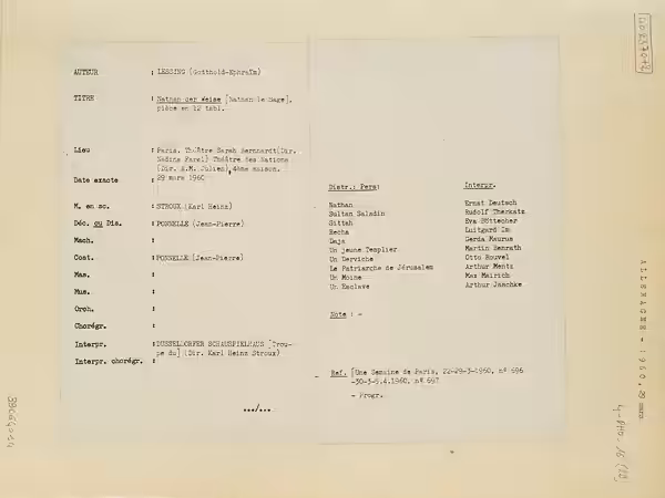Appartient à l’ensemble documentaire : PhoSpec1 Langue : sans contenu linguistique Éditeur : Roger Pic (Paris) (1960)
