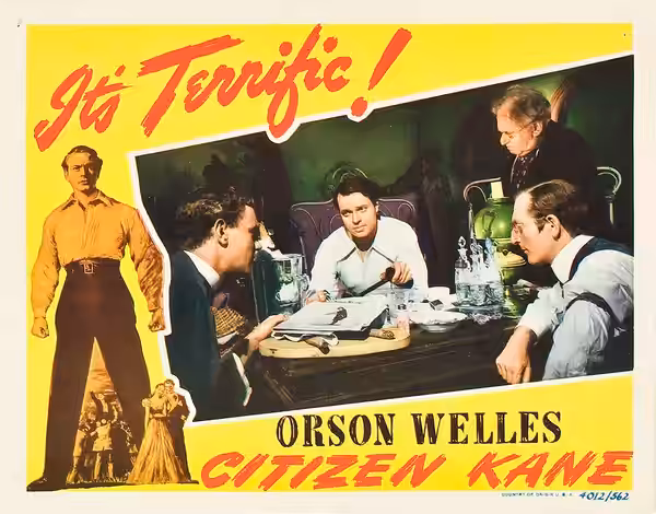 Lobby card for the 1941 film, Citizen Kane