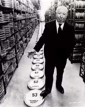 Alfred Hitchcock Publicity Photo 1976